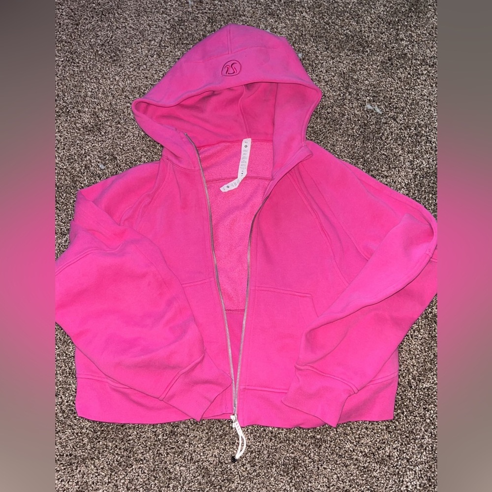 sonic pink scuba full zip